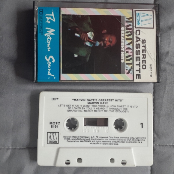 Marvin Gaye's Greatest Hits The Motown Sound Music Cassette Tape 1976 Tested - Picture 7 of 7